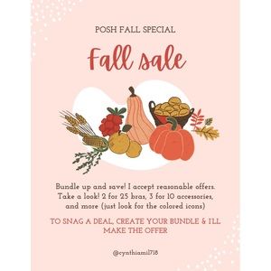 FALL SALE! 🟣🟠🔵🟢 Bundle up & save!